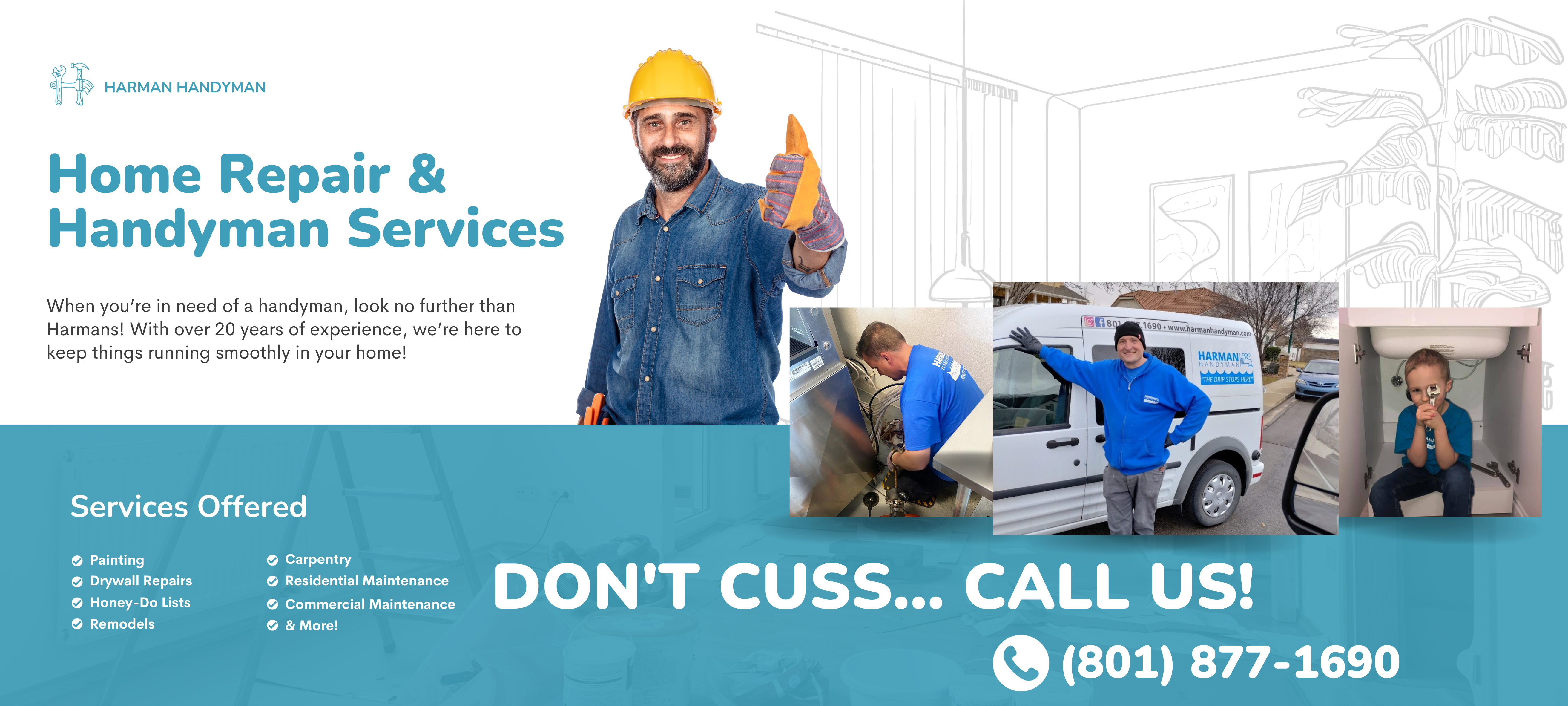 harman handyman services graphic